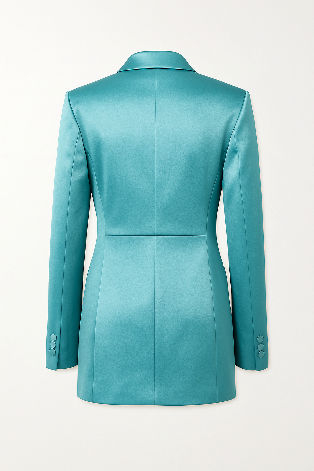 Blu Oceano Satin Blazer