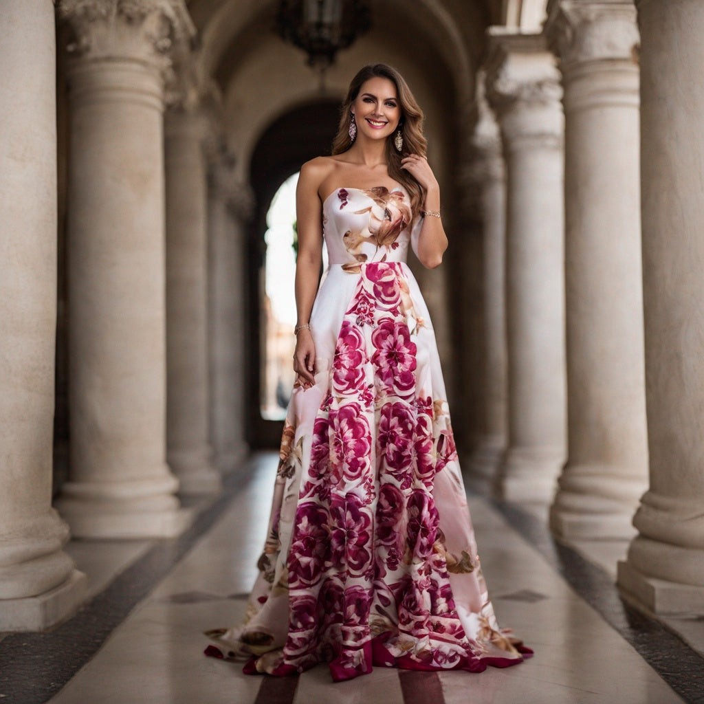 "I FIGIL DI DIO" FLOOR LENGTH GOWN
