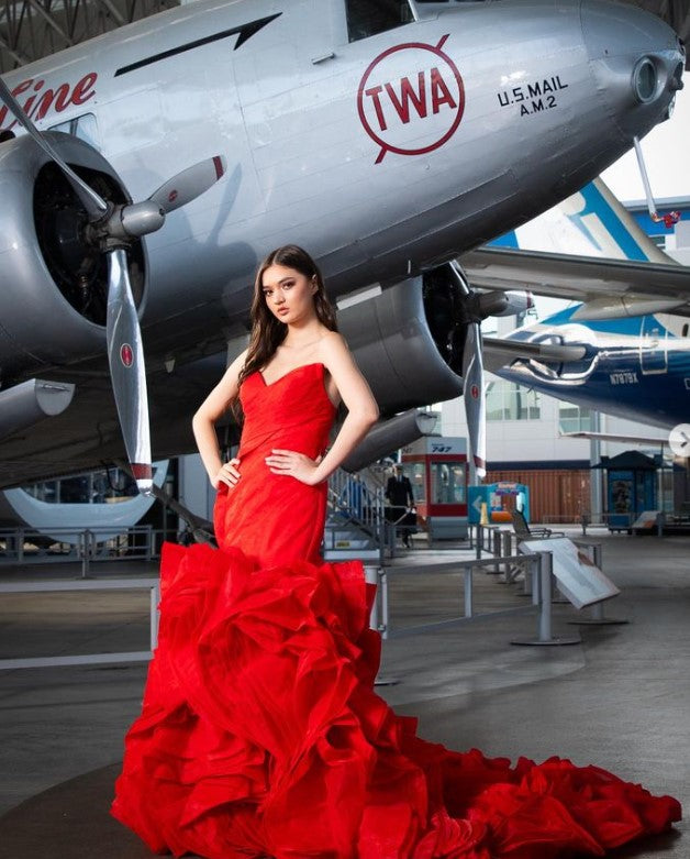 ROSES COUTURE GOWN - SOLD