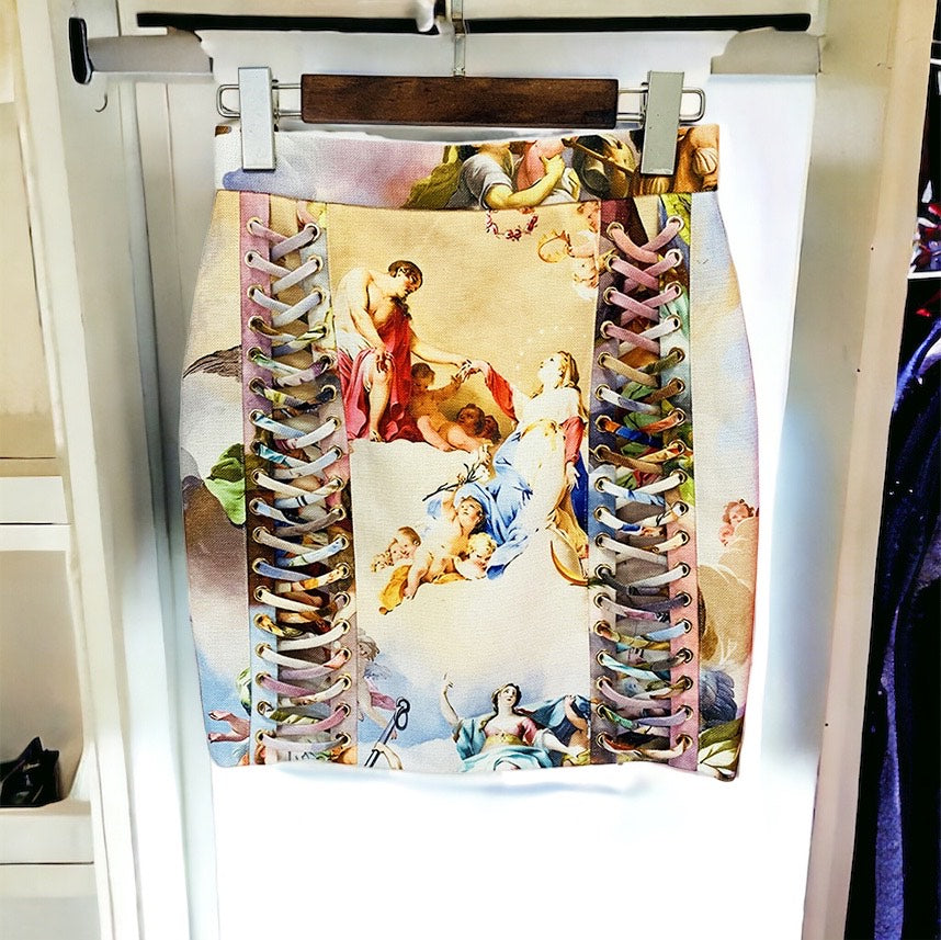 "OF THE RENAISSANCE" MINI SKIRT