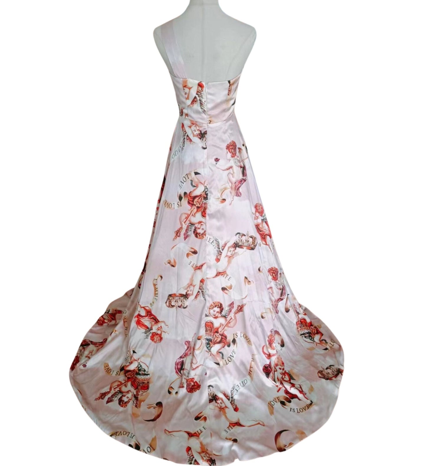 "CHERUBINI" STRAPLESS FLOOR-LENGTH GOWN