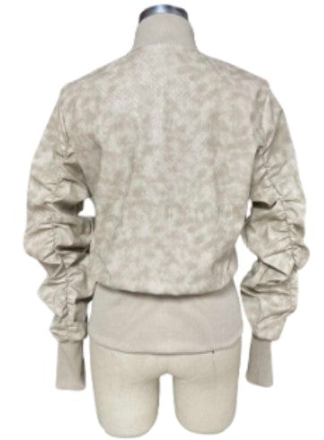 SNAKESKIN BOMBER JACKET