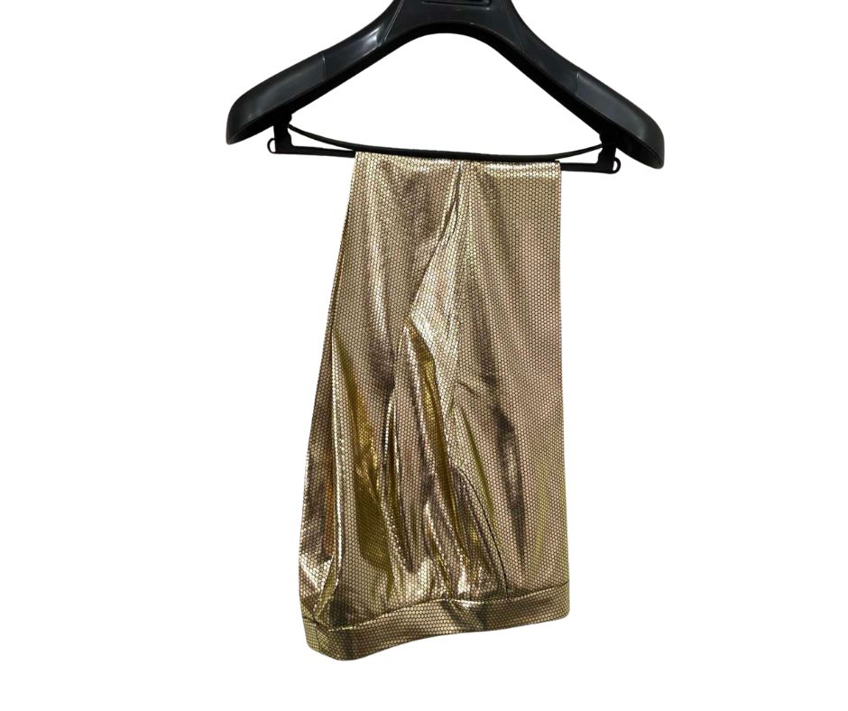 "HONEY" 2-PIECE GOLD SUIT