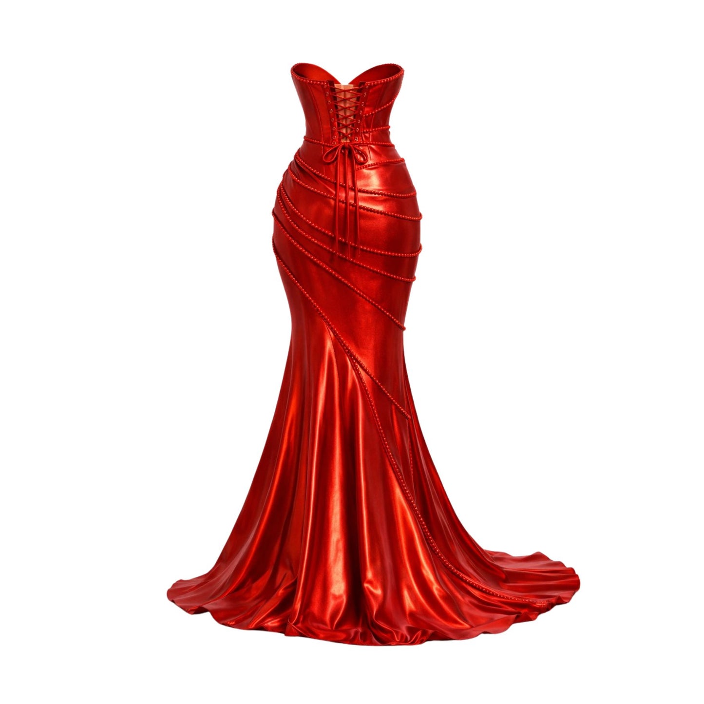 Crimson Siren Gown - Made to Order