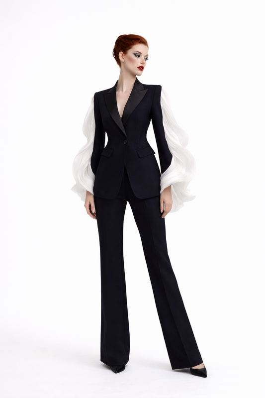 Rossario George Sheer Reverie Tailored Suit