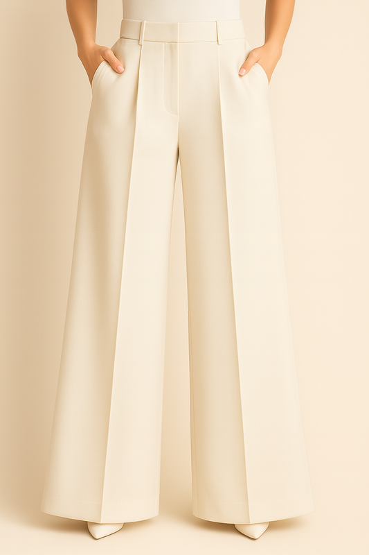 Rossario George Palazzo Pant in Osso