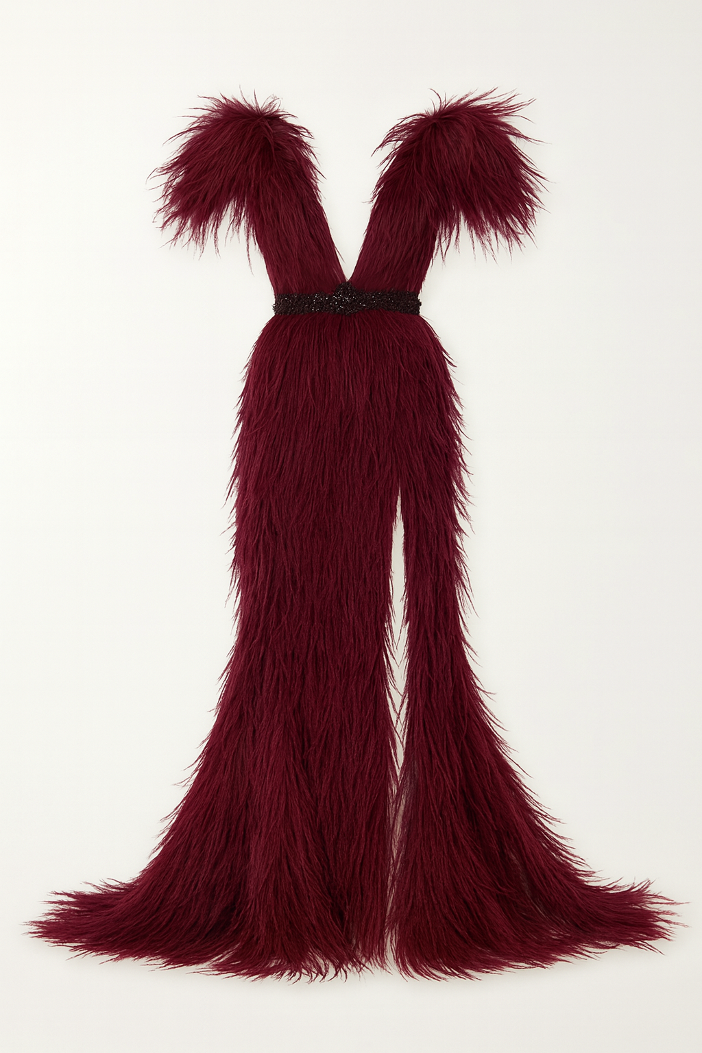 “Victoria” Feathered Gown