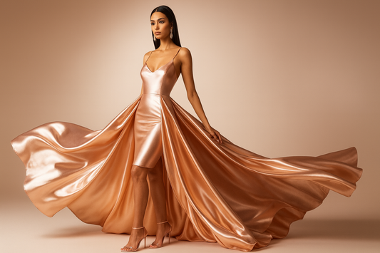 Peach Gown