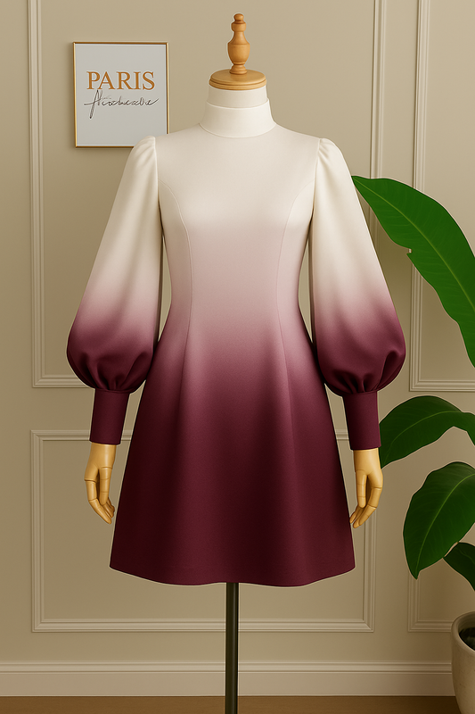 Rossario George Ombre Mini Dress
