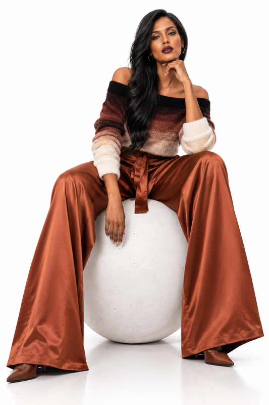 Palazzo Oversized Pant - Copper