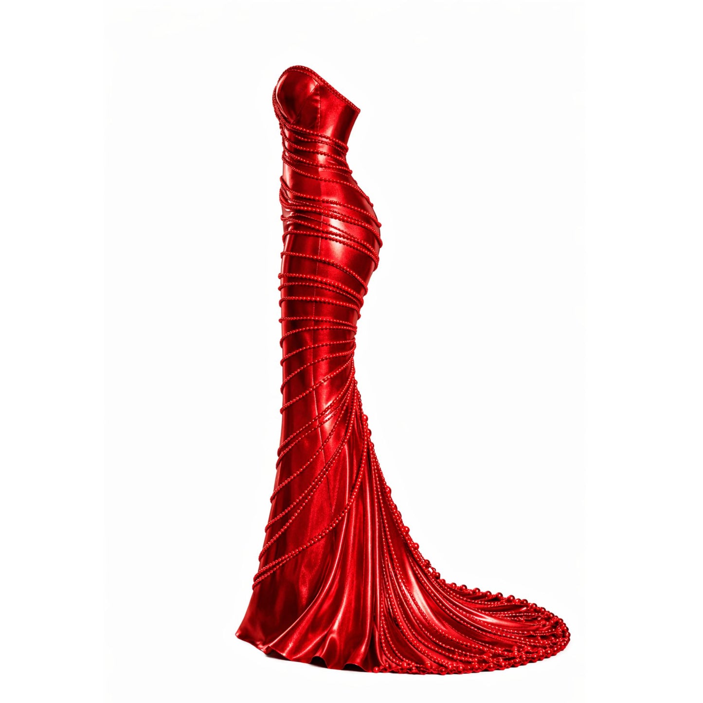 Crimson Siren Gown - Made to Order